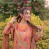 SunFlora – Swiss Lawn 3PC Unstitched Summer Dress 🌞🌸