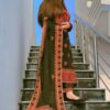 Black Sindhi Embroidered 3PC Suit – Soft Cotton & Chiffon Dupatta | Summer Edition 2025