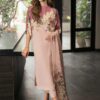 Zahra Luxe – 3PC Digital Printed Self Swiss Jacquard Lawn Suit (Unstitched)